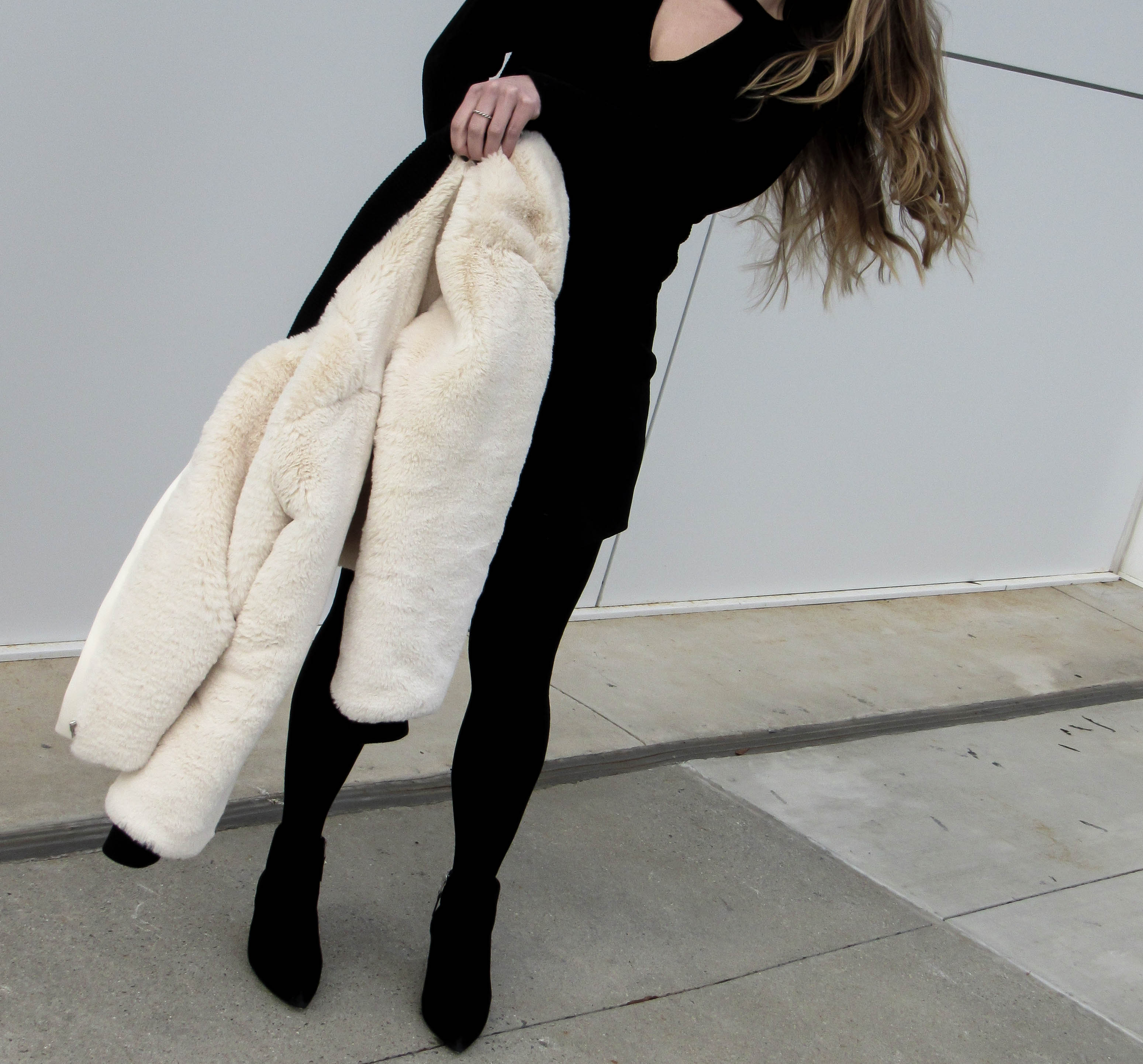 shein_apricot_collarless_zip_up_faux_fur_coat