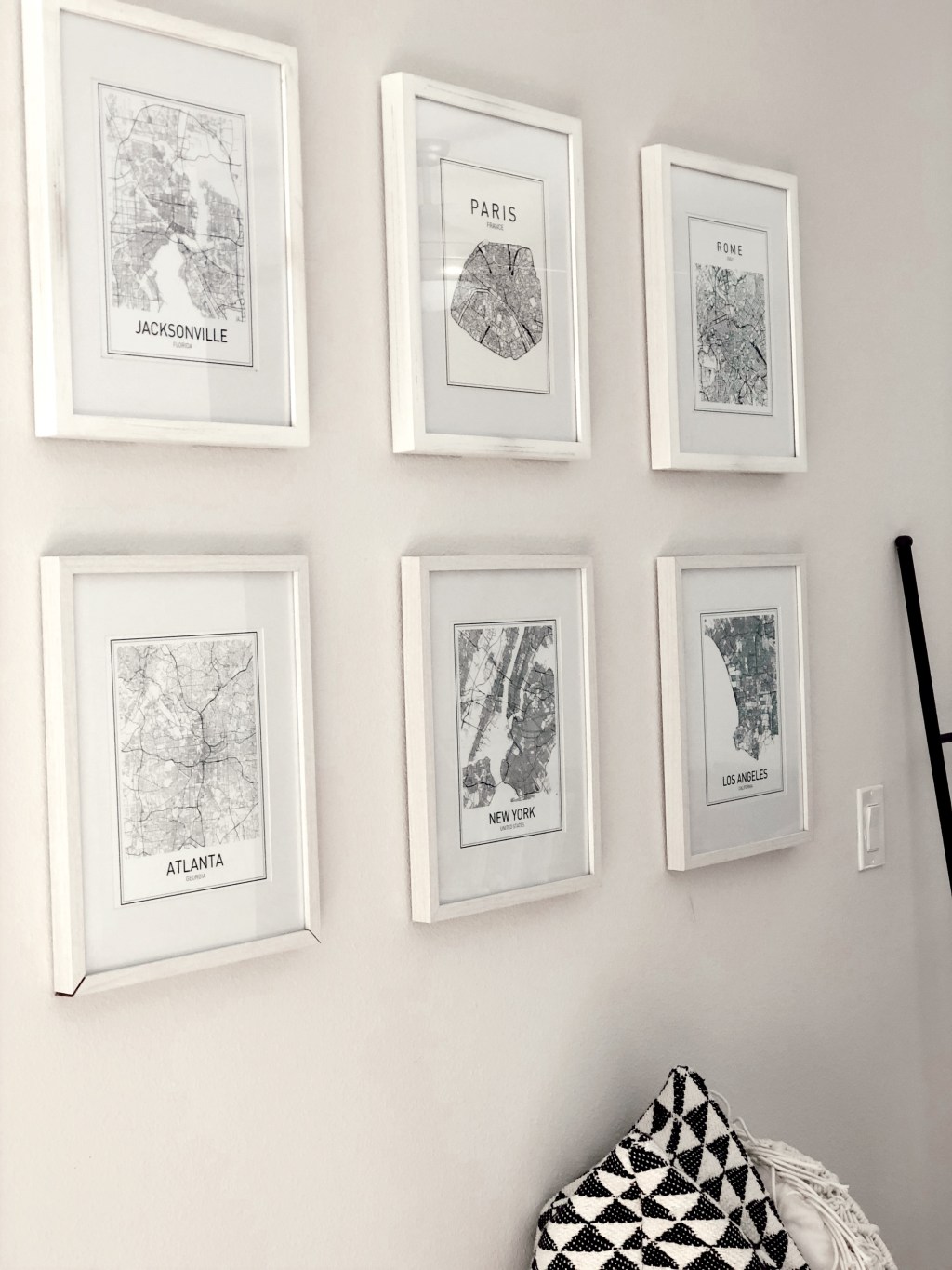 HOME: City Maps Gallery&nbsp;Wall